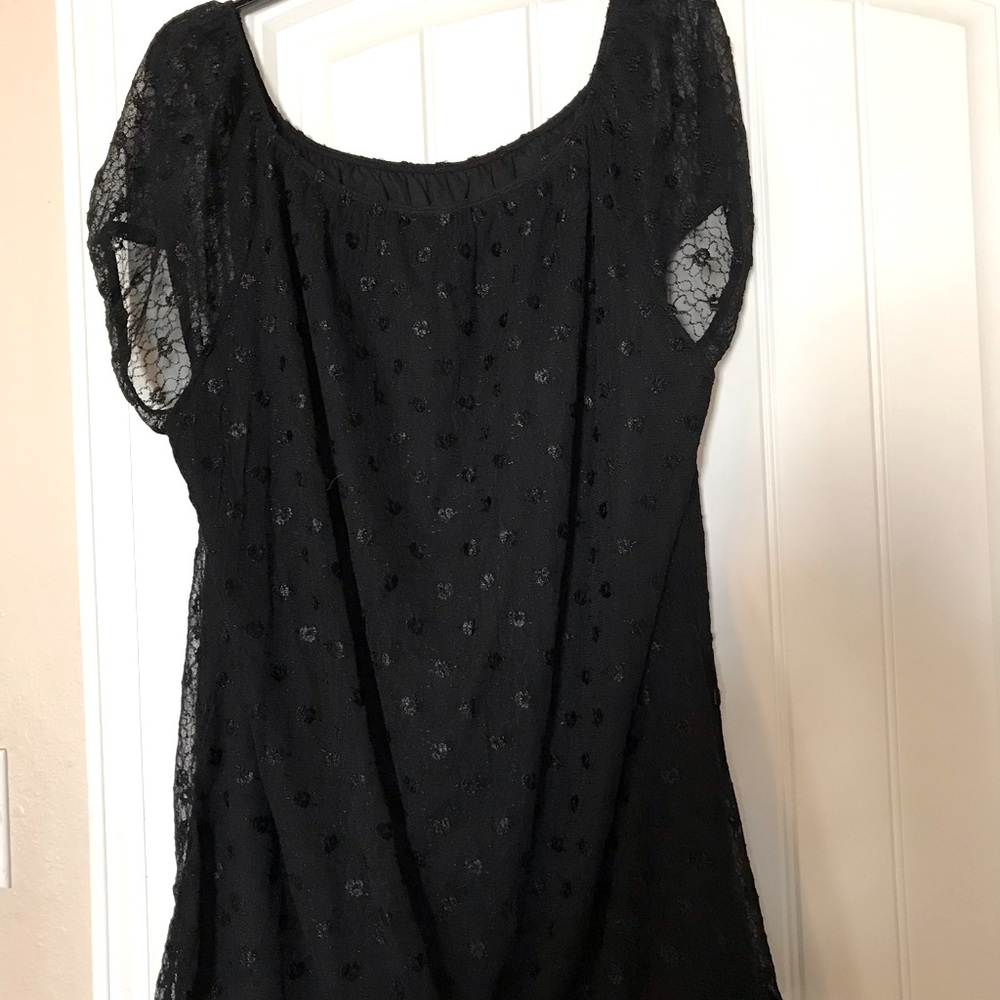 Women’s Venezia Black Blouse 3X - Picture 2 of 3